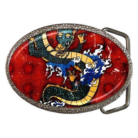 Dragon Belt Buckle from ArtsNow.com Front