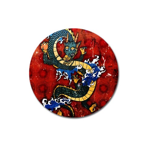 Dragon Magnet 3  (Round) from ArtsNow.com Front