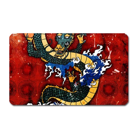 Dragon Magnet (Rectangular) from ArtsNow.com Front