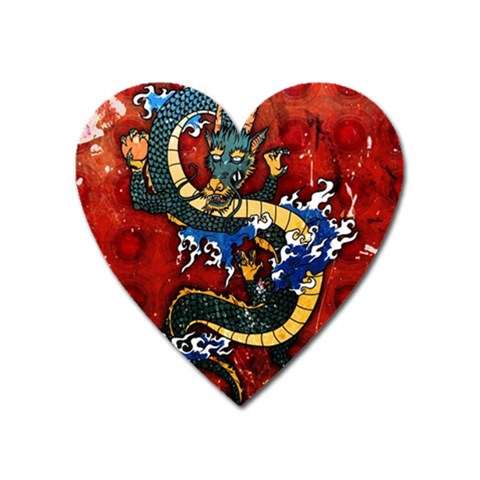 Dragon Magnet (Heart) from ArtsNow.com Front