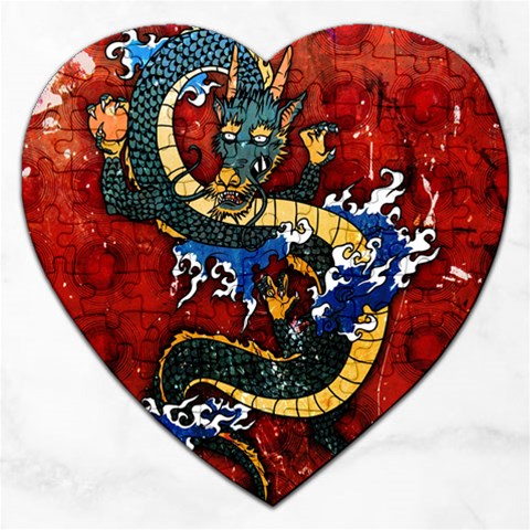 Dragon Jigsaw Puzzle (Heart) from ArtsNow.com Front