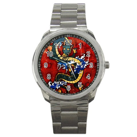 Dragon Sport Metal Watch from ArtsNow.com Front