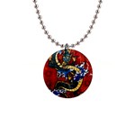 Dragon 1  Button Necklace