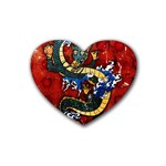 Dragon Rubber Coaster (Heart)