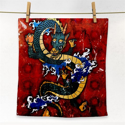 Dragon Face Towel from ArtsNow.com Front