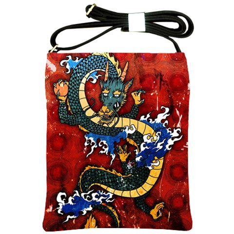 Dragon Shoulder Sling Bag from ArtsNow.com Front