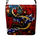 Dragon Flap Closure Messenger Bag (Large)