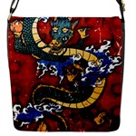 Dragon Flap Closure Messenger Bag (Small)