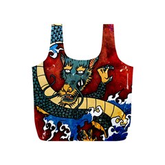 Dragon Full Print Recycle Bag (S) from ArtsNow.com Back