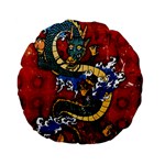 Dragon 15  Premium Flano Round Cushion 