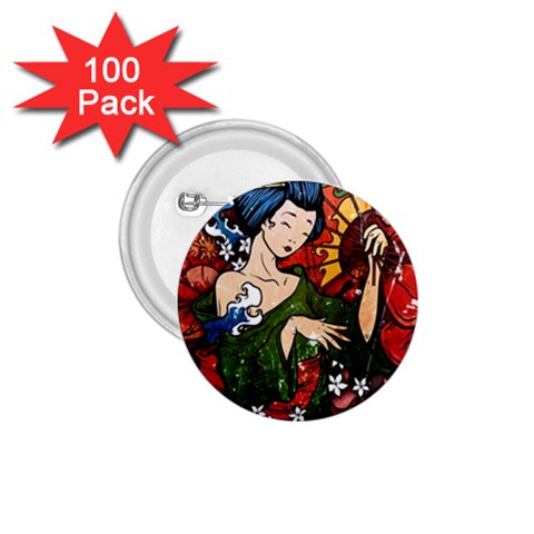 Geisha 1.75  Button (100 pack)  from ArtsNow.com Front