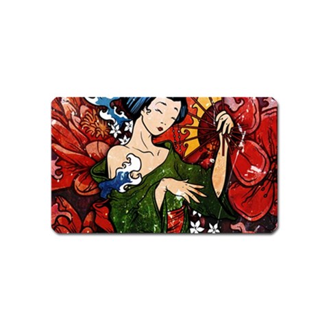 Geisha Magnet (Name Card) from ArtsNow.com Front