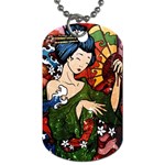 Geisha Dog Tag (One Side)