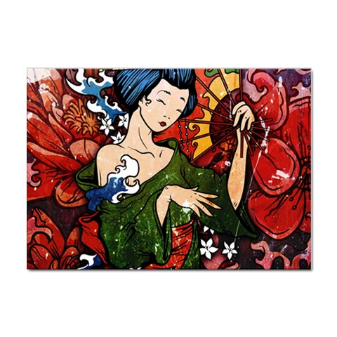 Geisha Sticker A4 (10 pack) from ArtsNow.com Front