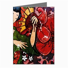 Geisha Greeting Card from ArtsNow.com Left