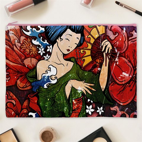 Geisha Cosmetic Bag (XXXL) from ArtsNow.com Front