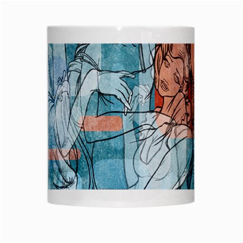 Retro Girls White Mug from ArtsNow.com Center