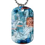 Retro Girls Dog Tag (One Side)