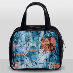 Retro Girls Classic Handbag (Two Sides) from ArtsNow.com Front