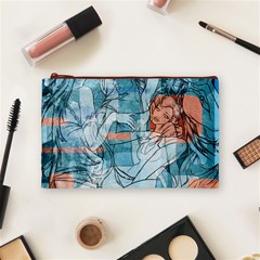 Retro Girls Cosmetic Bag (Medium) from ArtsNow.com Front