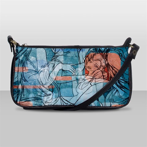 Retro Girls Shoulder Clutch Bag from ArtsNow.com Front