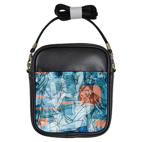 Retro Girls Girls Sling Bag from ArtsNow.com Front