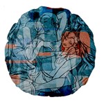 Retro Girls 18  Premium Round Cushion 