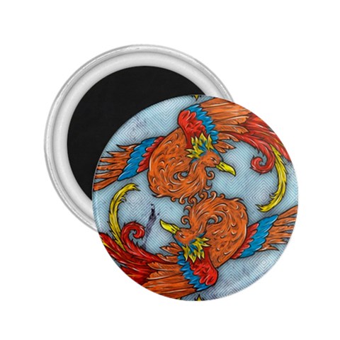 Chinese Phoenix 2.25  Magnet from ArtsNow.com Front