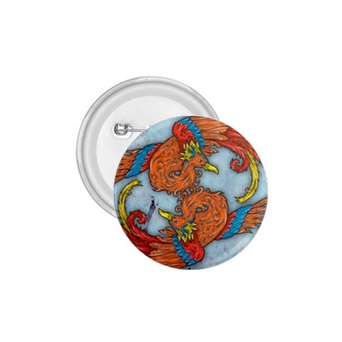 Chinese Phoenix 1.75  Button from ArtsNow.com Front