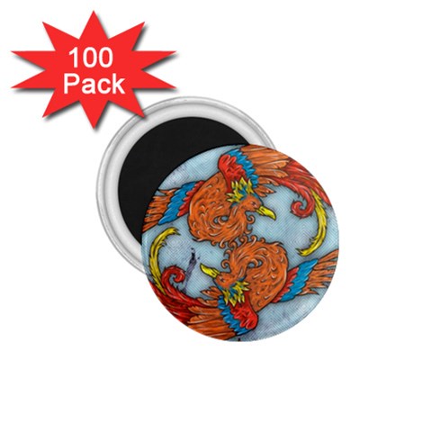 Chinese Phoenix 1.75  Magnet (100 pack)  from ArtsNow.com Front