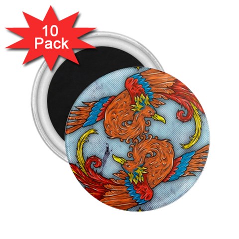 Chinese Phoenix 2.25  Magnet (10 pack) from ArtsNow.com Front