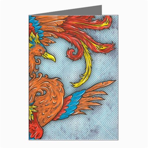 Chinese Phoenix Greeting Card from ArtsNow.com Left