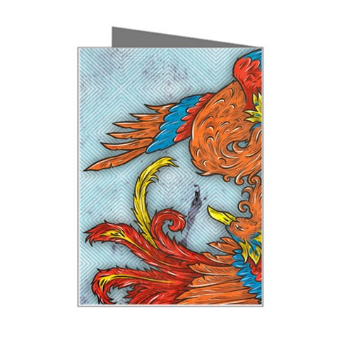 Chinese Phoenix Mini Greeting Card from ArtsNow.com Right