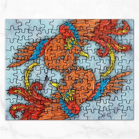 Chinese Phoenix Jigsaw Puzzle (Rectangular) from ArtsNow.com Front