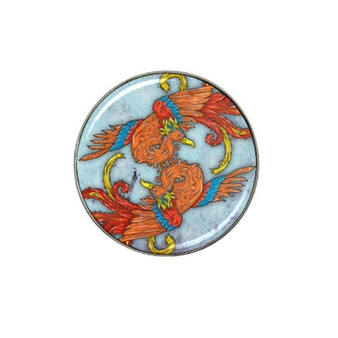 Chinese Phoenix Hat Clip Ball Marker from ArtsNow.com Front