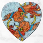 Chinese Phoenix Jigsaw Puzzle (Heart)