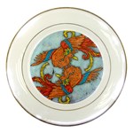 Chinese Phoenix Porcelain Plate