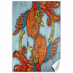 Chinese Phoenix Canvas 12  x 18 