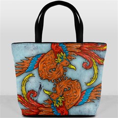 Chinese Phoenix Bucket Bag from ArtsNow.com Front