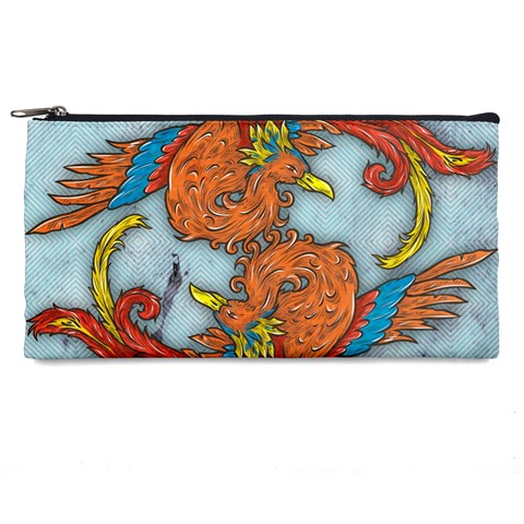 Chinese Phoenix Pencil Case from ArtsNow.com Front