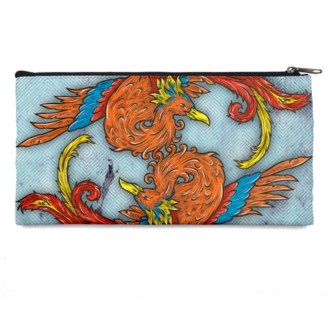 Chinese Phoenix Pencil Case from ArtsNow.com Back