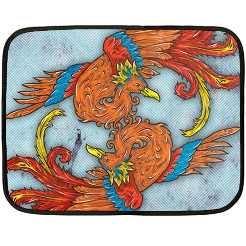 Chinese Phoenix Double Sided Fleece Blanket (Mini) from ArtsNow.com 35 x27  Blanket Front