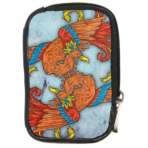 Chinese Phoenix Compact Camera Leather Case from ArtsNow.com Front