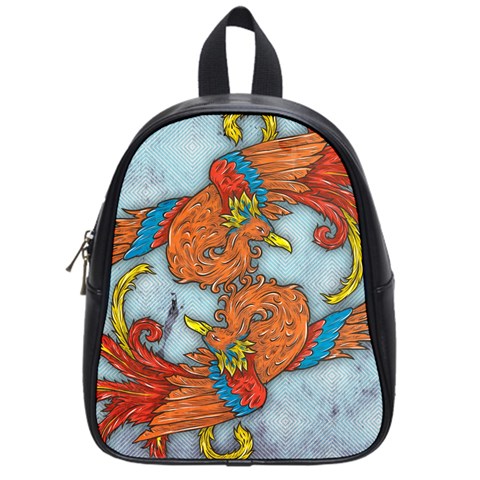 Chinese Phoenix School Bag (Small) from ArtsNow.com Front