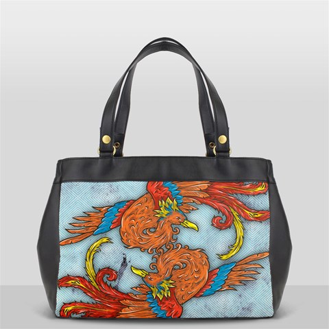 Chinese Phoenix Oversize Office Handbag (One Side) from ArtsNow.com Front