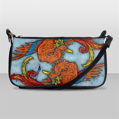 Chinese Phoenix Shoulder Clutch Bag from ArtsNow.com Front