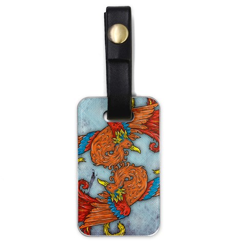 Chinese Phoenix Luggage Tag (one side) from ArtsNow.com Front