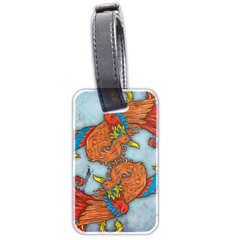 Chinese Phoenix Luggage Tag (two sides) from ArtsNow.com Front