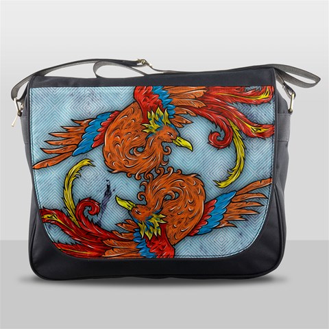 Chinese Phoenix Messenger Bag from ArtsNow.com Front