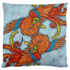 Chinese Phoenix Large Cushion Case (Two Sides) from ArtsNow.com Front